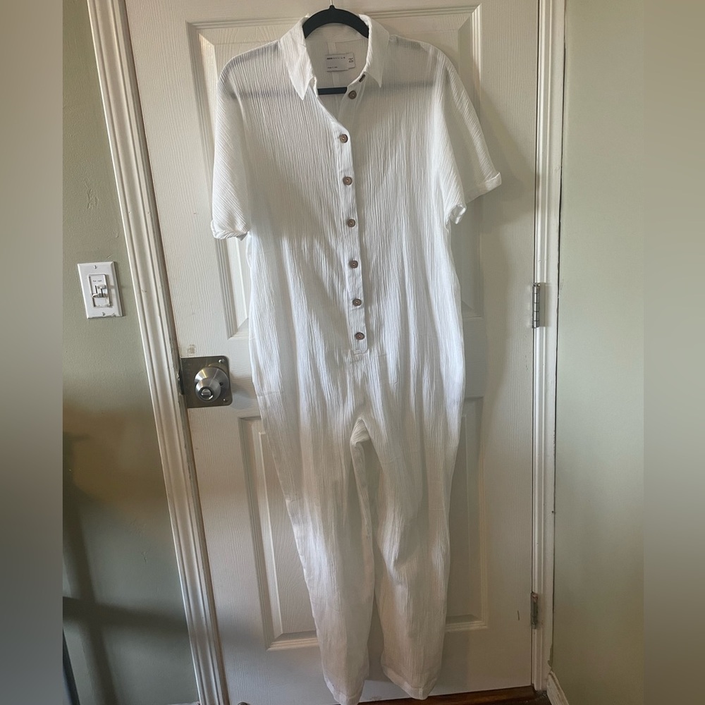 ASOS Design Button Up Shirt Jumpsuit